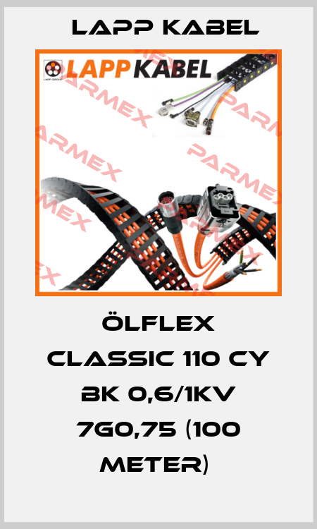 ÖLFLEX CLASSIC 110 CY BK 0,6/1kV 7G0,75 (100 Meter)  Lapp Kabel