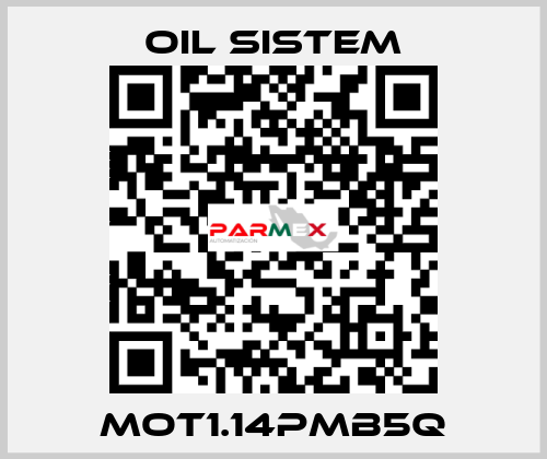 MOT1.14PMB5Q Oil Sistem