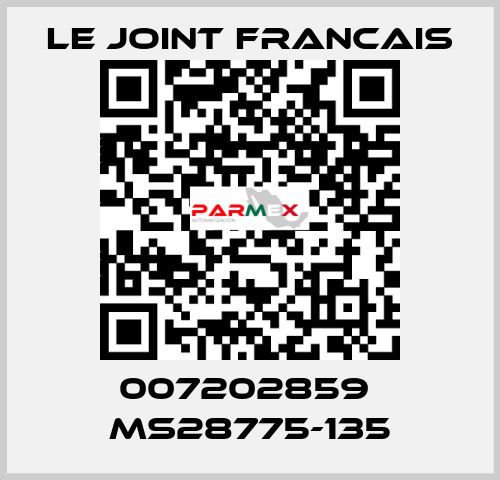 007202859  MS28775-135 LE JOINT FRANCAIS