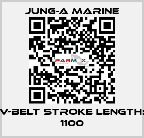 V-belt stroke length: 1100 JUNG-A MARINE