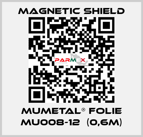 MuMETAL® Folie MU008-12  (0,6m) Magnetic Shield