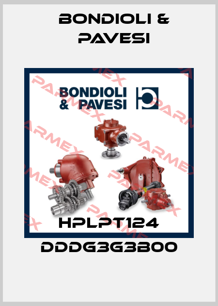 HPLPT124 DDDG3G3B00 Bondioli & Pavesi