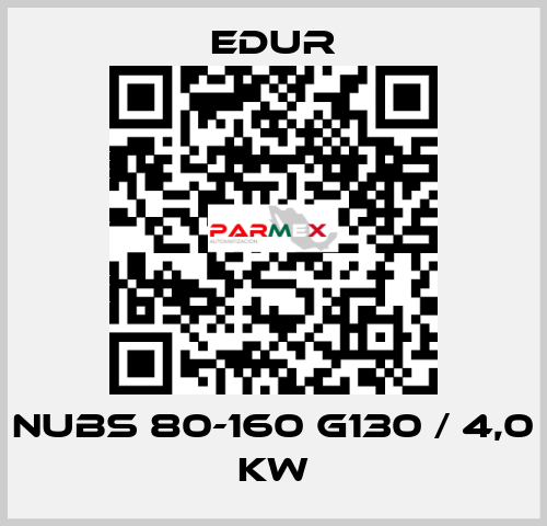 NUBS 80-160 G130 / 4,0 KW Edur