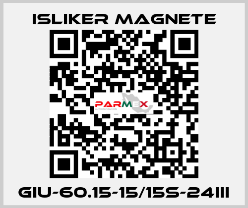 GIu-60.15-15/15S-24III ISLIKER MAGNETE