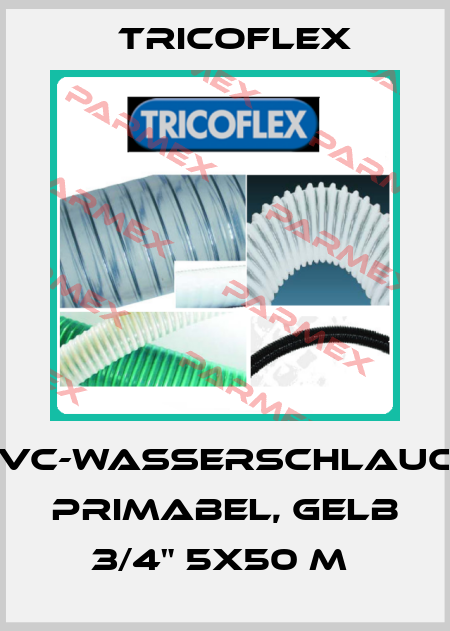 PVC-WASSERSCHLAUCH PRIMABEL, GELB 3/4" 5X50 M  Tricoflex