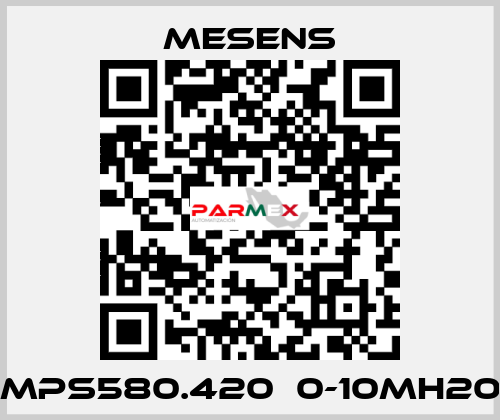 MPS580.420  0-10mH20 Mesens