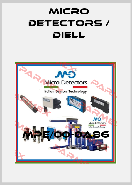 MPE/00-0A86 Micro Detectors / Diell