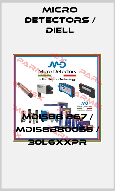 MDI58B 267 / MDI58B800S5 / 30L6XXPR
 Micro Detectors / Diell