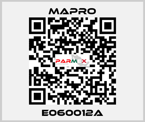 E060012A Mapro