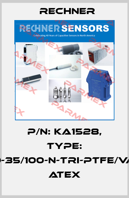 P/N: KA1528, Type: KAS-40-35/100-N-Tri-PTFE/VA-StEx, ATEX Rechner