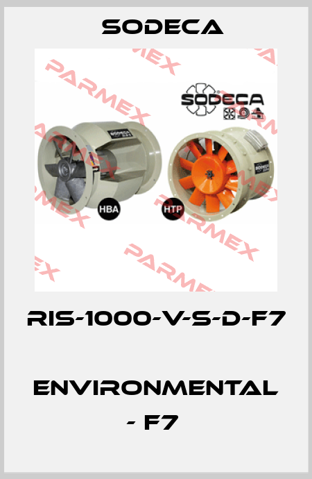 RIS-1000-V-S-D-F7  ENVIRONMENTAL - F7  Sodeca