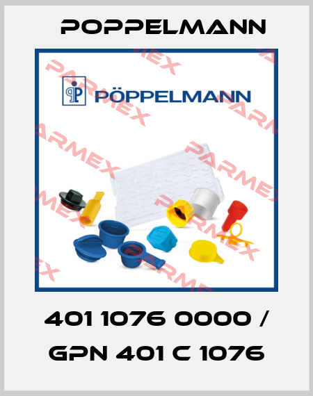 401 1076 0000 / GPN 401 C 1076 Poppelmann