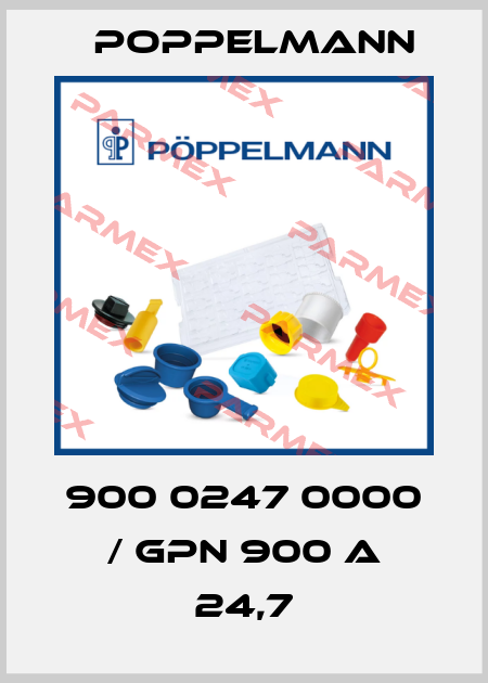 900 0247 0000 / GPN 900 A 24,7 Poppelmann