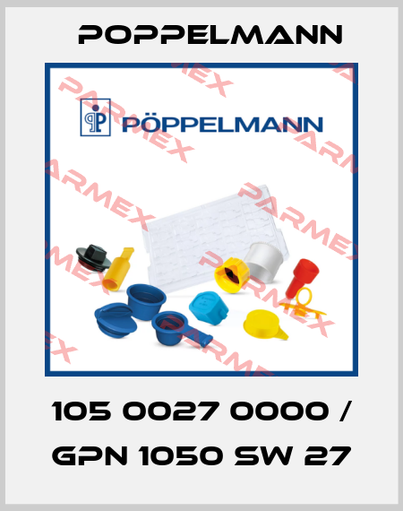 105 0027 0000 / GPN 1050 SW 27 Poppelmann