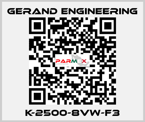 K-2500-8VW-F3 Gerand Engineering