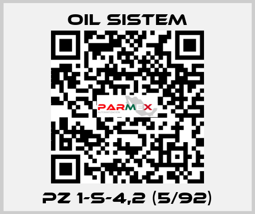 PZ 1-S-4,2 (5/92) Oil Sistem