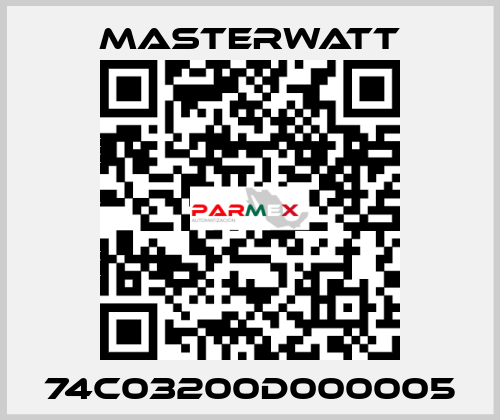 74C03200D000005 Masterwatt