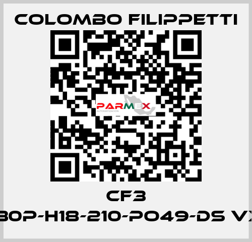  CF3 130P-H18-210-PO49-DS VX Colombo Filippetti