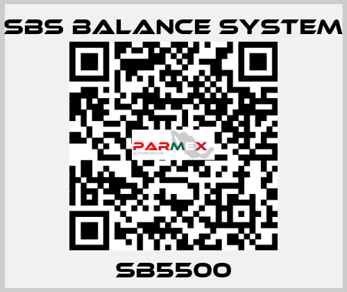 SB5500 SBS BALANCE SYSTEM