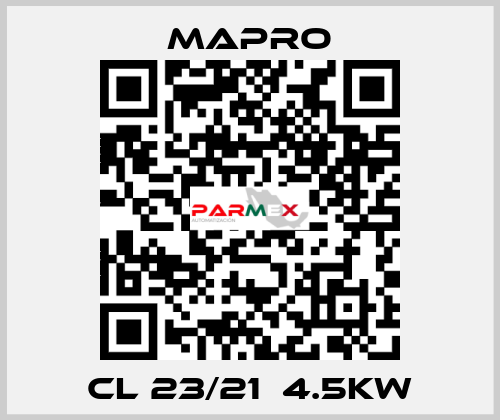 CL 23/21  4.5KW Mapro