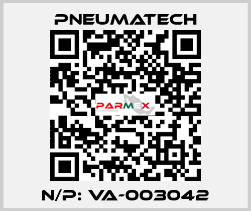 N/P: VA-003042 Pneumatech