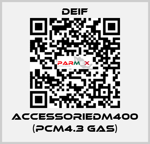 AccessorieDM400 (PCM4.3 GAS) Deif