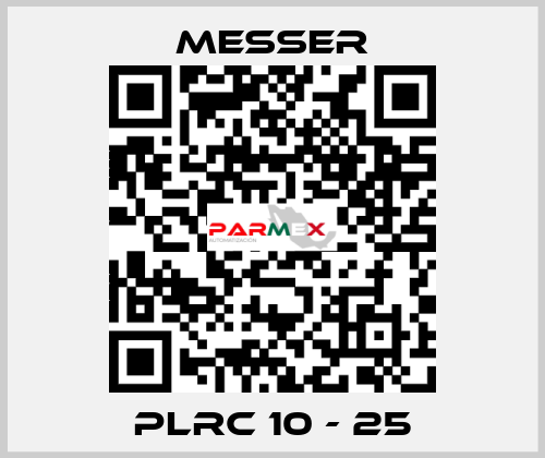 PLRC 10 - 25 Messer