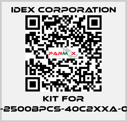 Kit for VFP-2500BPCS-40c2xxa-0092 IDEX Corporation