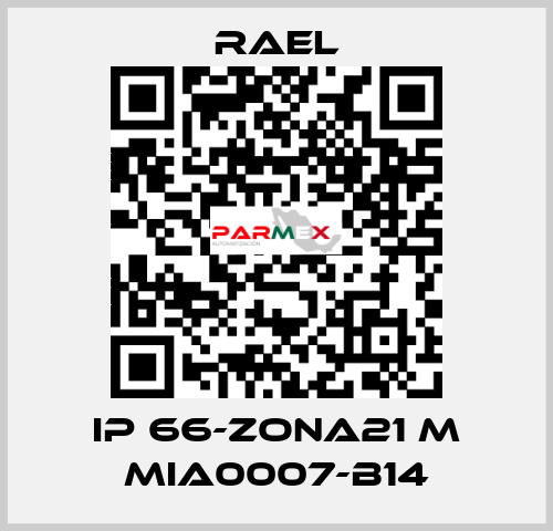 IP 66-ZONA21 M MIA0007-B14 RAEL