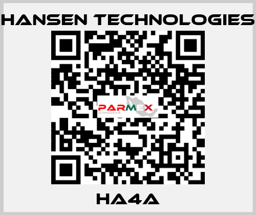 HA4A HANSEN TECHNOLOGIES