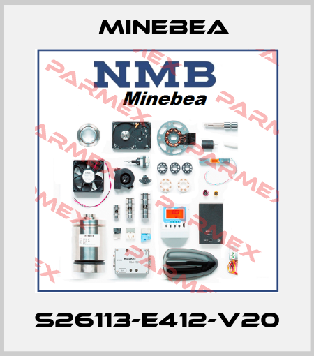 S26113-E412-V20 Minebea