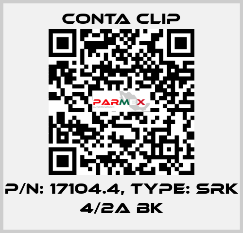 P/N: 17104.4, Type: SRK 4/2A BK Conta Clip