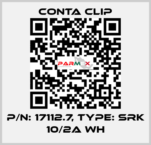 P/N: 17112.7, Type: SRK 10/2A WH Conta Clip