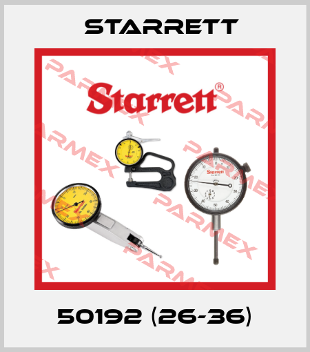 50192 (26-36) Starrett