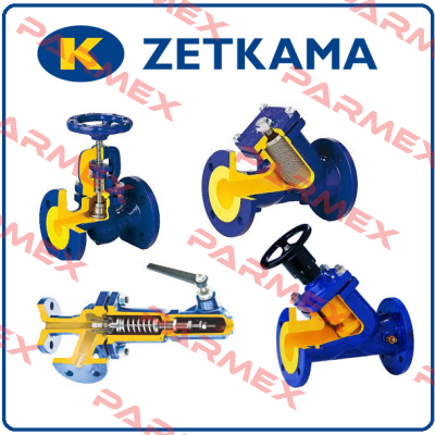 821AC48 PN 16 flanged PN 16 Y-type DN 65 Zetkama