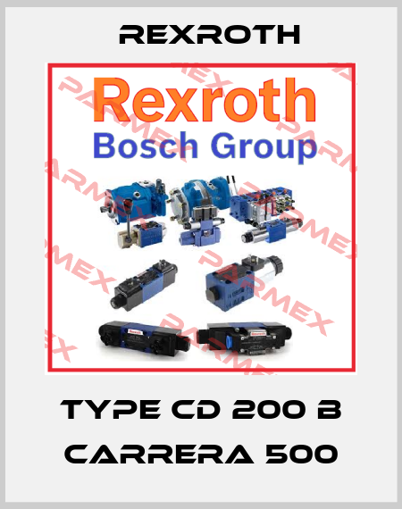 TYPE CD 200 B CARRERA 500 Rexroth