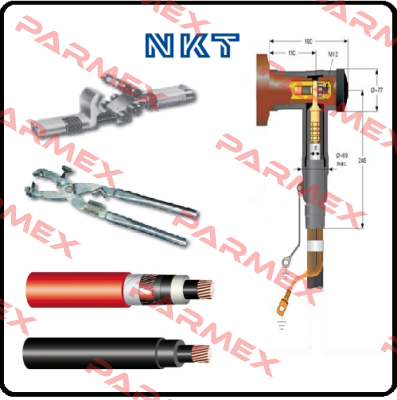 Nexans 440TB 240sqmm VT and Surge Arrester can be attached NKT Cables