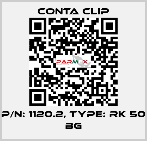 P/N: 1120.2, Type: RK 50 BG Conta Clip