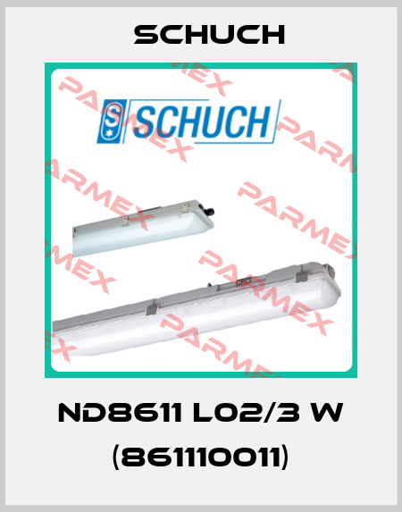 nD8611 L02/3 W (861110011) Schuch