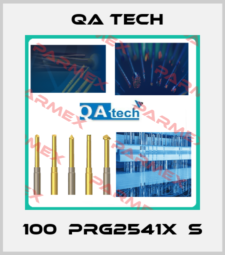 100‐PRG2541X‐S QA Tech