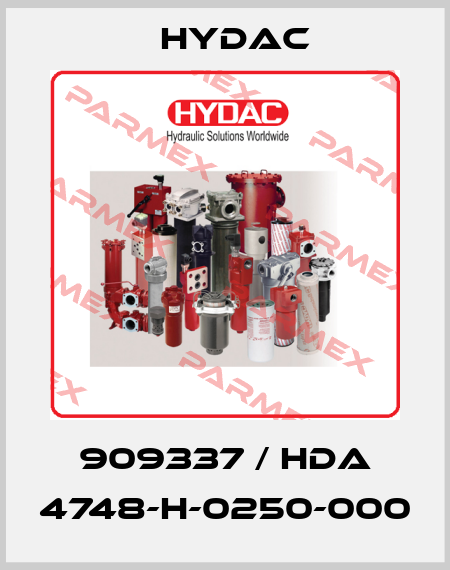 909337 / HDA 4748-H-0250-000 Hydac