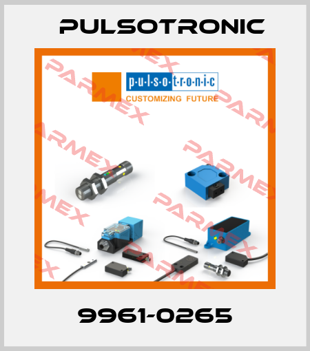 9961-0265 Pulsotronic