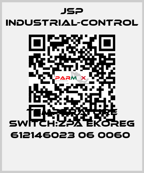 TEMPERATURE SWITCH:ZPA EKOREG 612146023 06 0060  JSP Industrial-Control