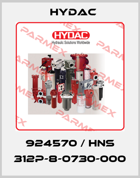 924570 / HNS 312P-8-0730-000 Hydac