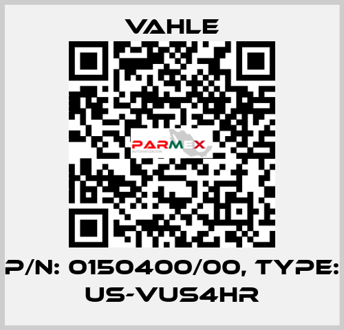 P/n: 0150400/00, Type: US-VUS4HR Vahle