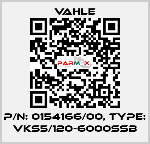 P/n: 0154166/00, Type: VKS5/120-6000SSB Vahle