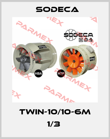TWIN-10/10-6M 1/3  Sodeca