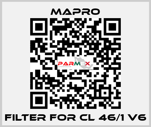 filter for CL 46/1 V6 Mapro