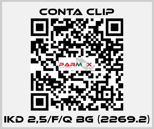 IKD 2,5/F/Q BG (2269.2) Conta Clip