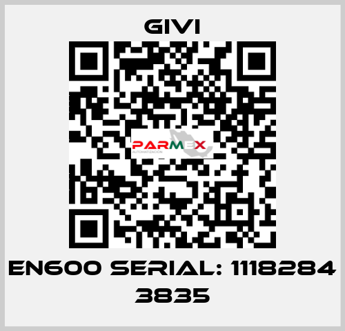 EN600 Serial: 1118284 3835 Givi